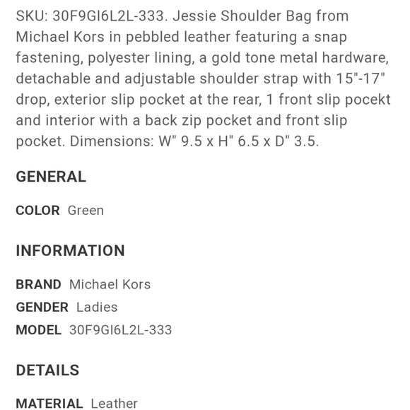 NWOT Michael Kors Jessie flap shoulder bag - Picture 2 of 11